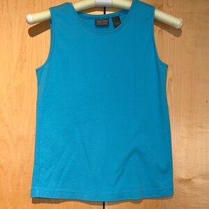 Chico's Additions Vibrant Aqua Tank Top